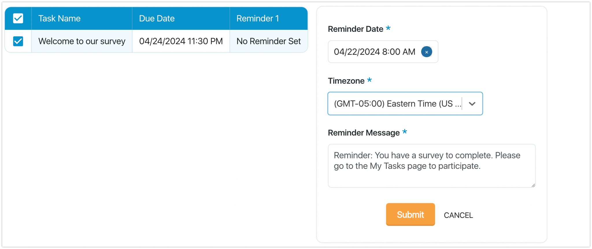 Video Survey: Task Management – EthOS – Help Center